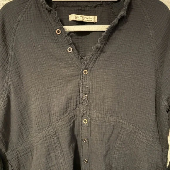 Free People Women's Summer Daydream Button Down - Picture 8 of 11